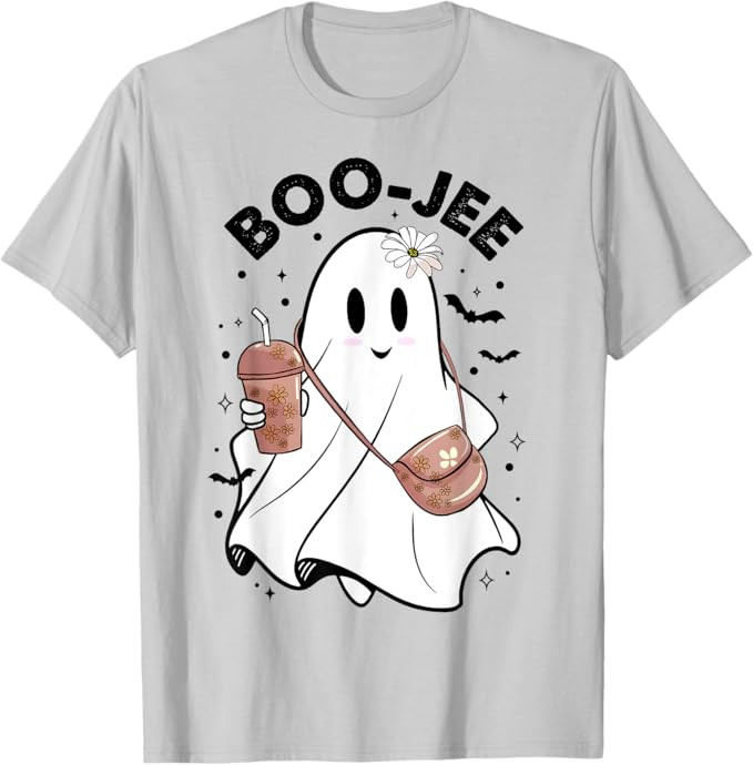 Spooky Season Cute Ghost Halloween Costume Boujee Boo-Jee T-Shirt | Amazon (US)