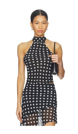 Bella Venice The Piper Top in Black,White. - size S | Revolve Clothing (Global)