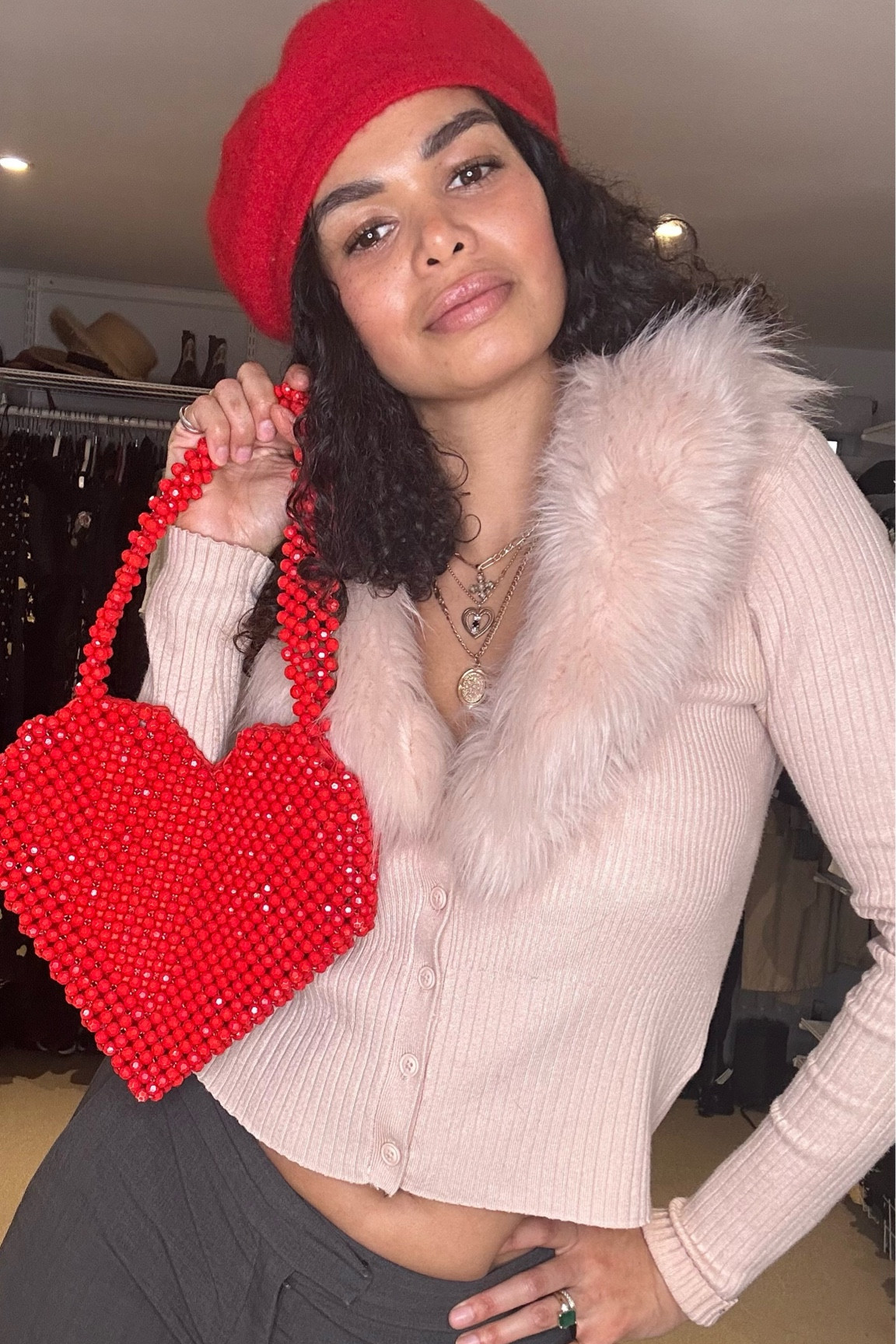 Love mixing pink and red 

#LTKfindsunder50 #LTKSeasonal