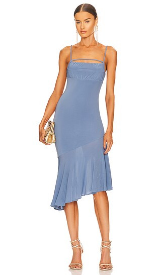 Everett Midi Dress in Periwinkle Blue | Revolve Clothing (Global)