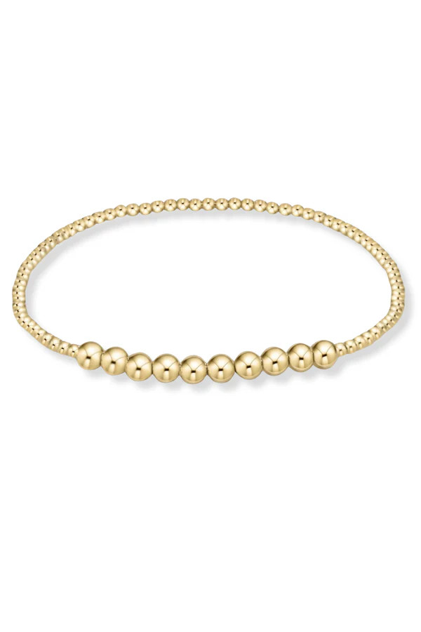 enewton Bliss 2mm and 4mm Bead Gold Bead Bracelet | The Willow Tree