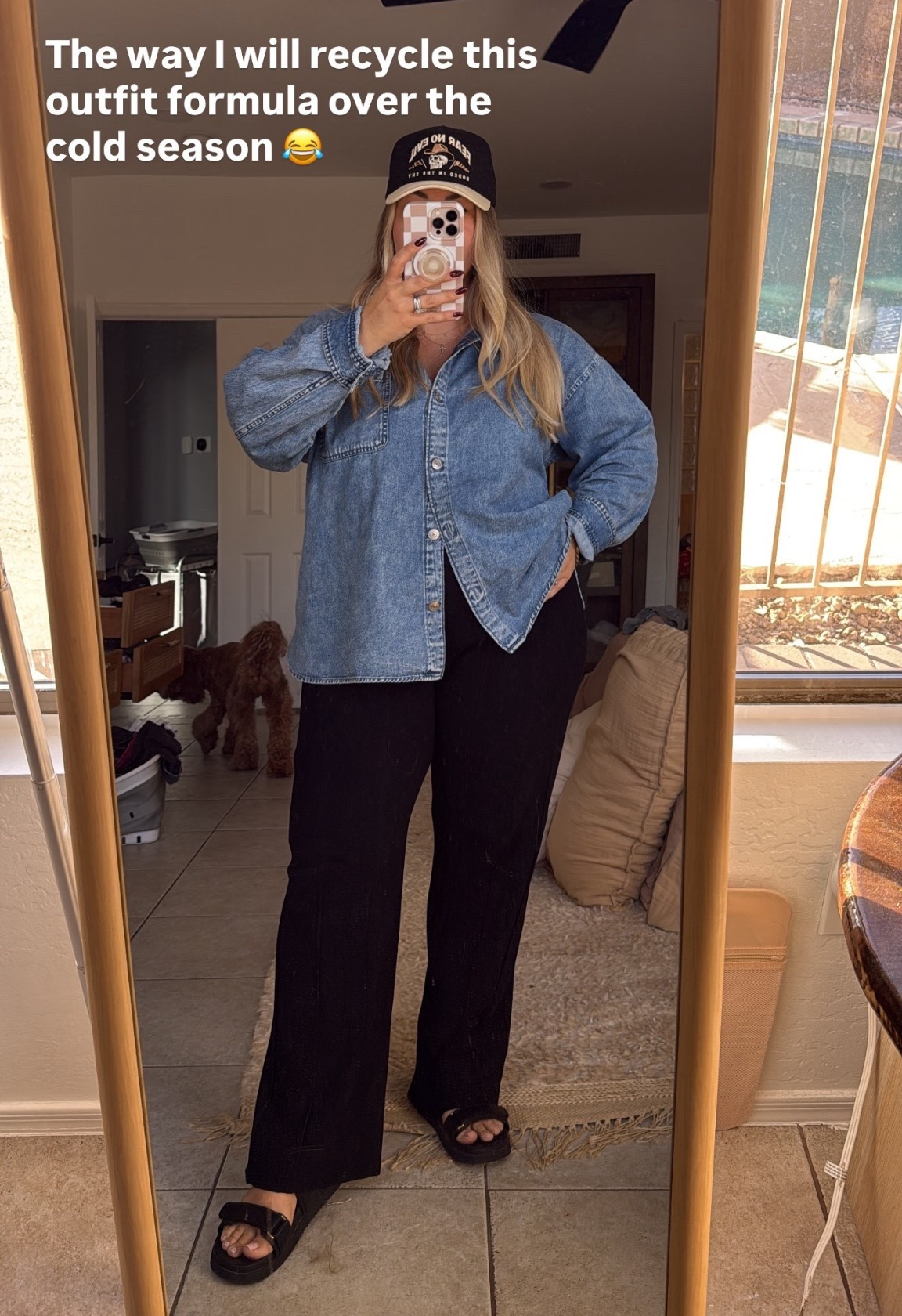A oversized denim top & comfy pants are a repeat formula for me in the cold season! I’m going to link some similar tops and favorite bottoms (some are sets)!

📏 I’m 5’4” / 32 pant / size 14 / XL
📏 wearing size xl

#LTKootd #LTKmomlife #LTKMidsize