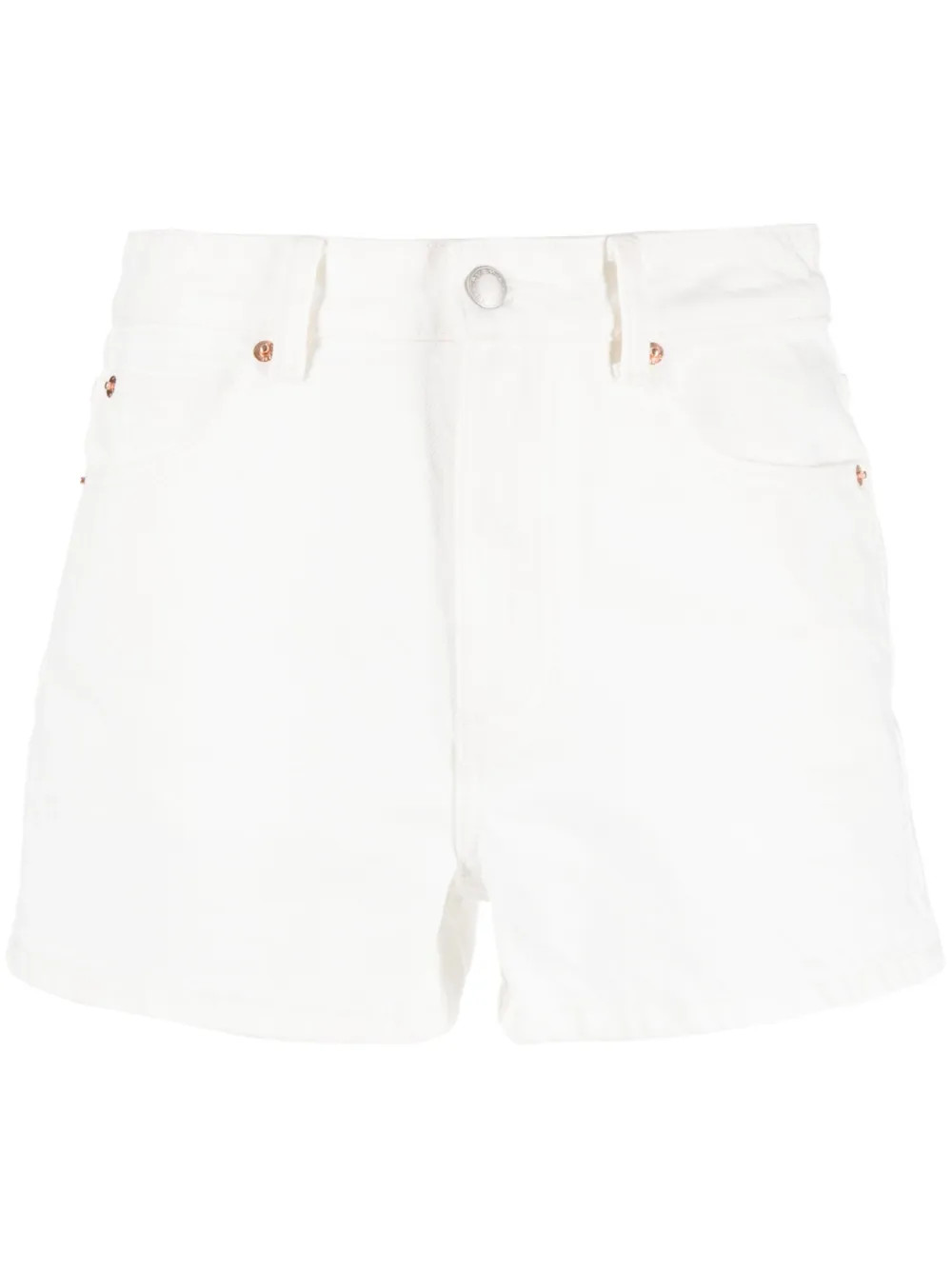 Alexander Wang Hoch Sitzende Jeans-Shorts | Weiß | FARFETCH DE | Farfetch Global