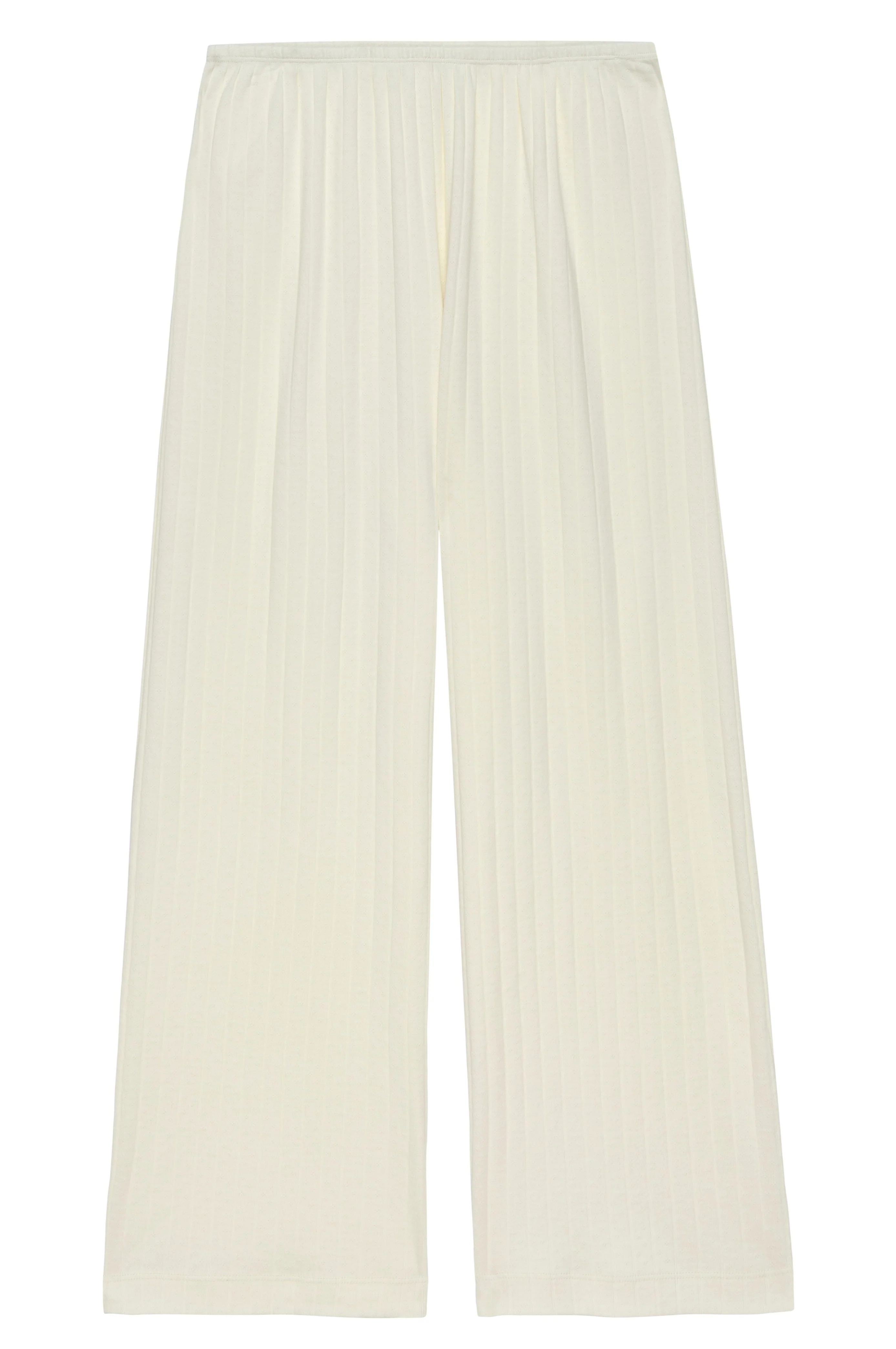 The Pointelle Simple Crop Pant | DONNI.