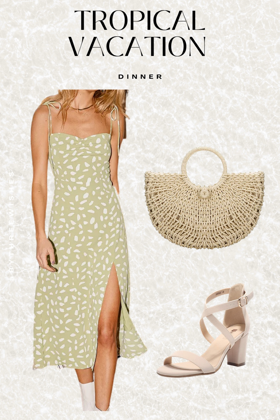 What I wore to dinner in Los Cabos! Love how the dress can be dressed up or down. It’s going to be back in stock next week!! 

The heels are SO comfortable and cute, they’re on sale!

#LTKswim #LTKstyletip #LTKtravel