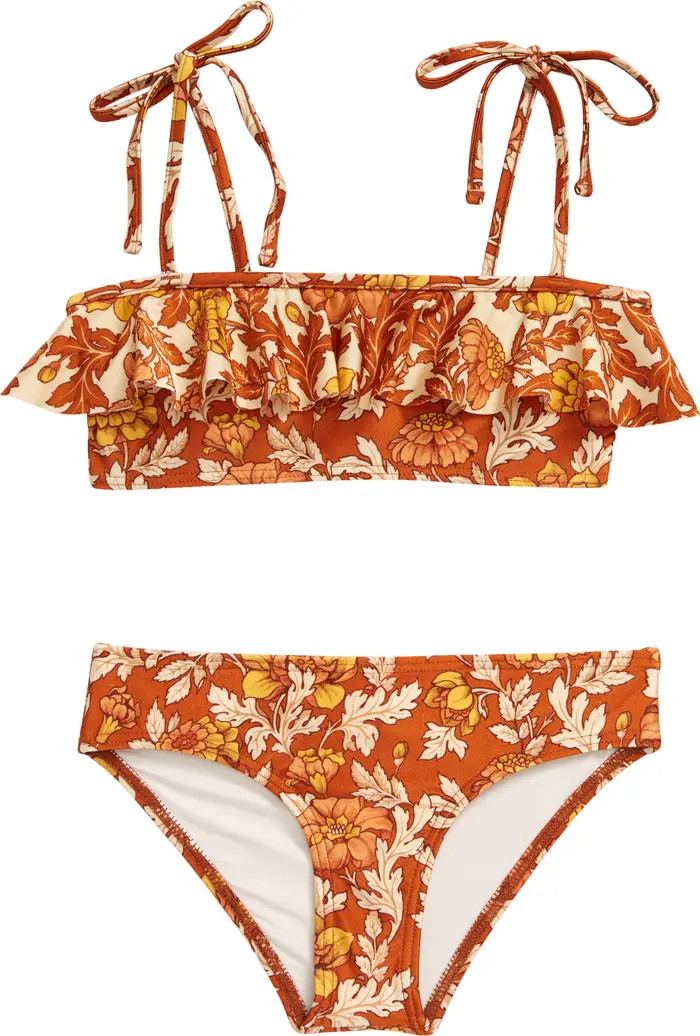 Zimmermann Kids' Andie Frill Two-Piece Swimsuit | Nordstrom | Nordstrom