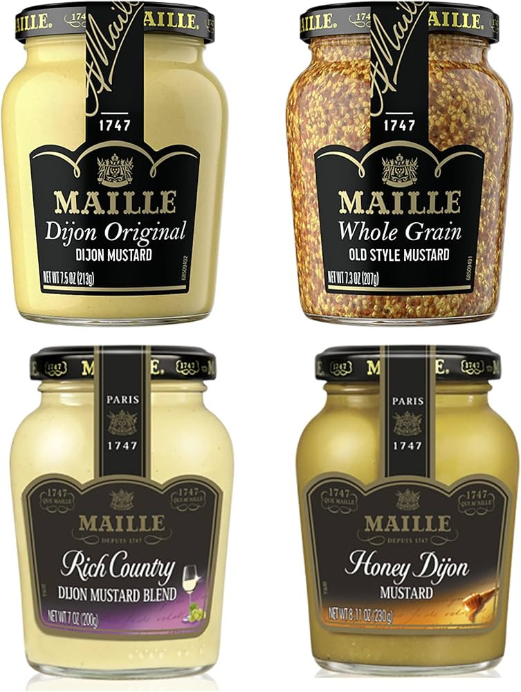 Maille Mustard Variety Pack 7 Oz, 4 Count | Amazon (US)
