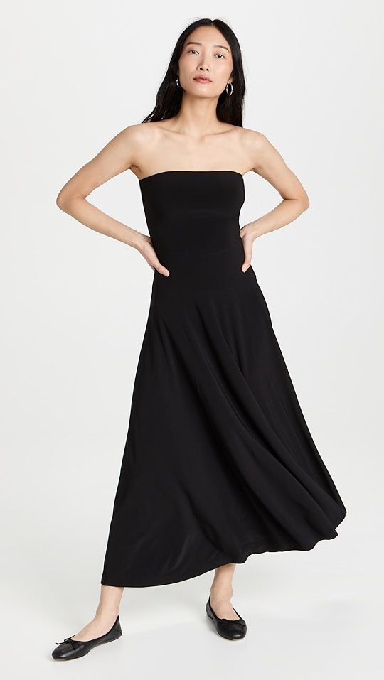 Strapless Flared Dress To Midcalf | Shopbop