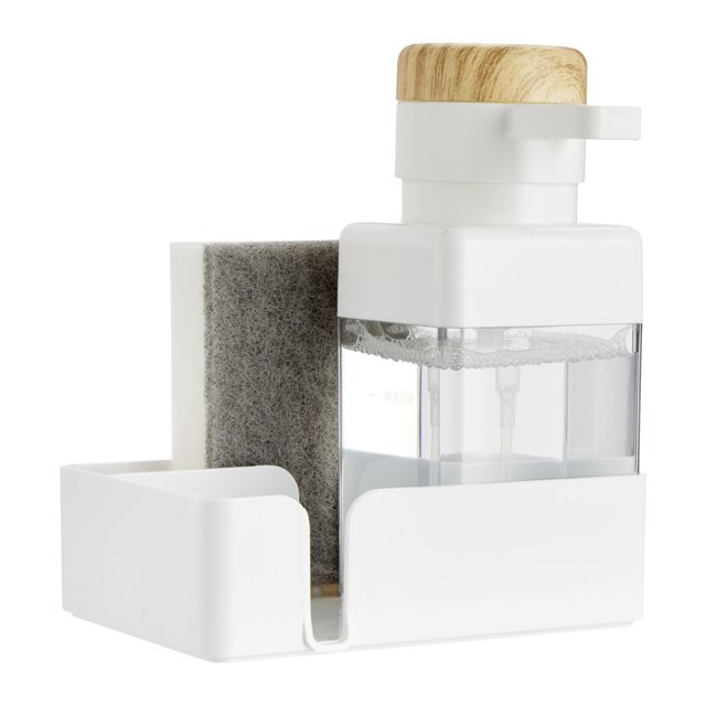 The Home Edit- Large Sink Caddy Set with Soap Pump and Sponge - Walmart.com | Walmart (US)