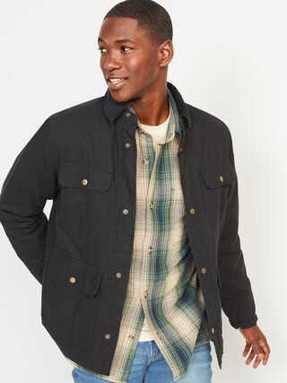 Canvas Cozy-Lined Barn Coat for Men | Old Navy (CA)