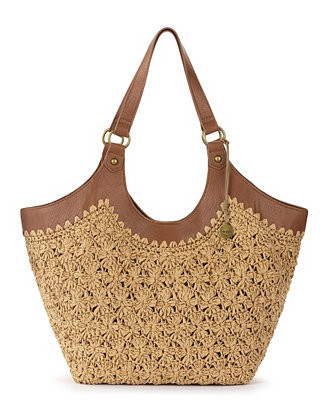 Roma Straw Small Shopper Tote Bag | Macy's