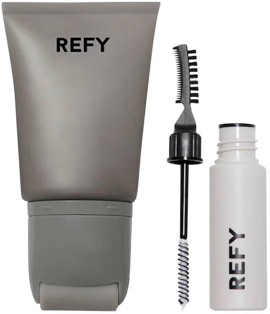 REFY Mini Brow Sculpt and Sculpt Face Primer Set + Bonus Premium Korean Hydrating Sheet Masque, C... | Amazon (US)