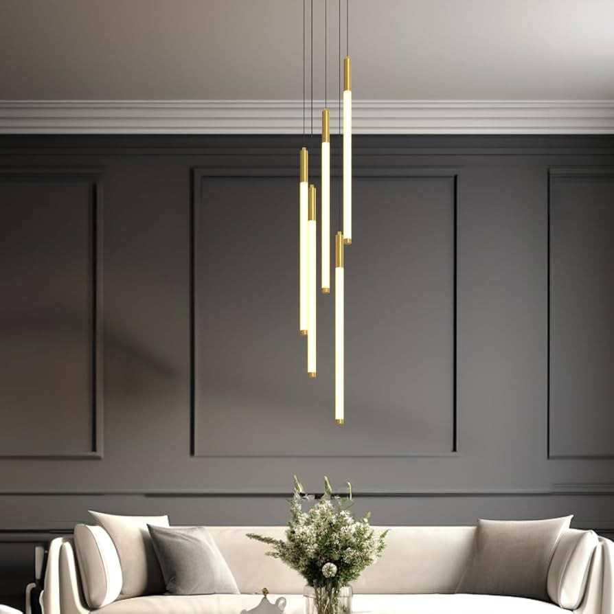 𝗠𝗢𝗗 𝗟𝗜𝗚𝗛𝗧𝗜𝗡𝗚 Kasper | Modern Staircase Chandelier, Foyer Chandel... | Amazon (US)