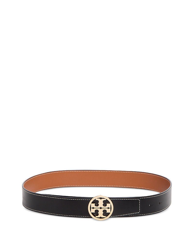 Tory Burch Women's Miller Logo Reversible Leather Belt | Bloomingdale's (US)