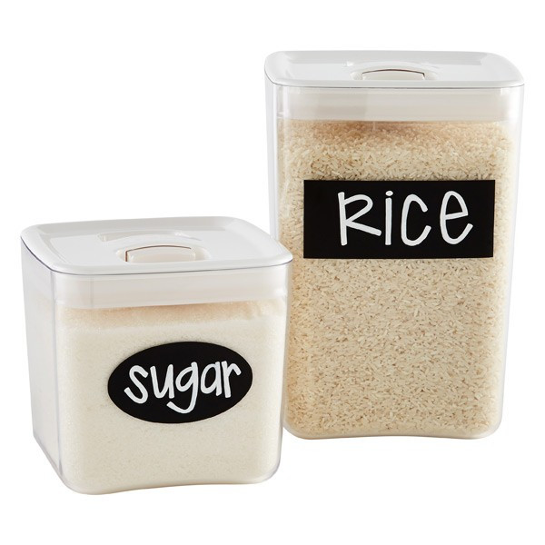 Rectangular Chalkboard Labels Pkg/10 | The Container Store