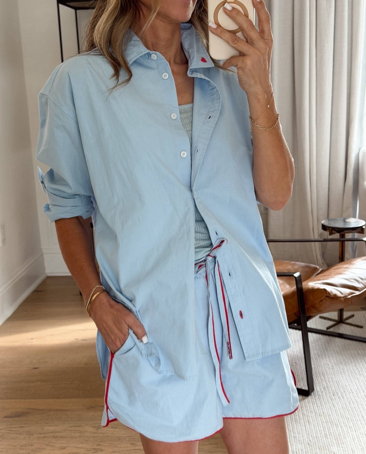 Wearing XS in both. Soft cotton Pj’s to lounge wear! 

#LTKgrwm #LTKOver40 #LTKdayinmylife