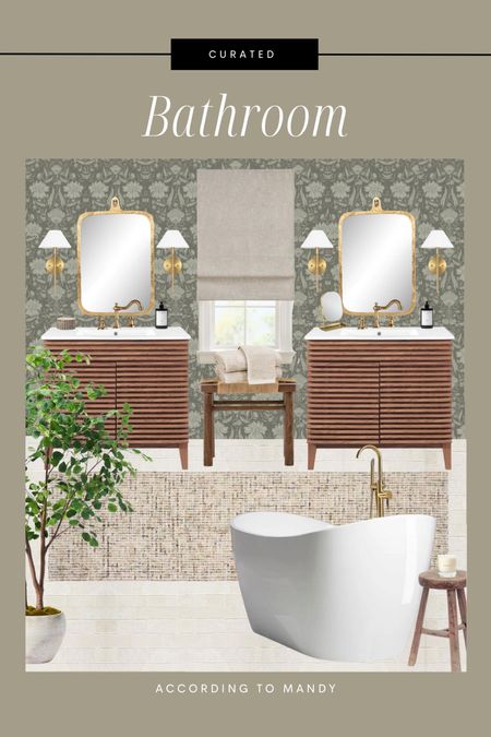 Bathroom Mood Board

Home decor, inspo, mirror, vanity, rug, bathtub, sconces, tree, stools, faucet, candle

#LTKfindsunder50 #LTKhome #LTKfindsunder100