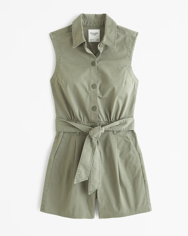 Women's Utility Romper | Women's Dresses & Jumpsuits | Abercrombie.com | Abercrombie & Fitch (US)