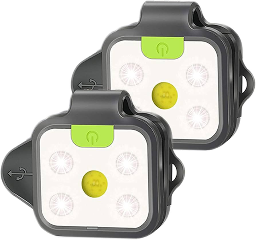 Running Light, 2 Pack LED Running Lights for runners, 4 Light Modes Clip on Running Light with Re... | Amazon (US)