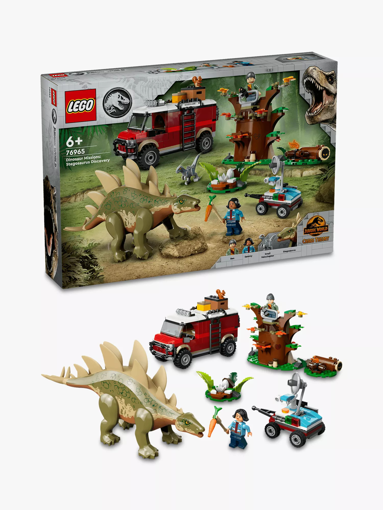 LEGO Jurassic World 76965 Dinosaur Missions: Stegosaurus Discovery | John Lewis (UK)