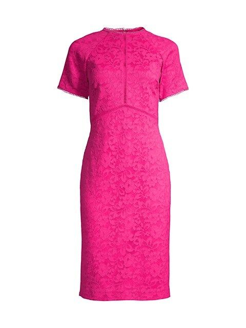Corded Lace Pencil Dress | Saks Fifth Avenue