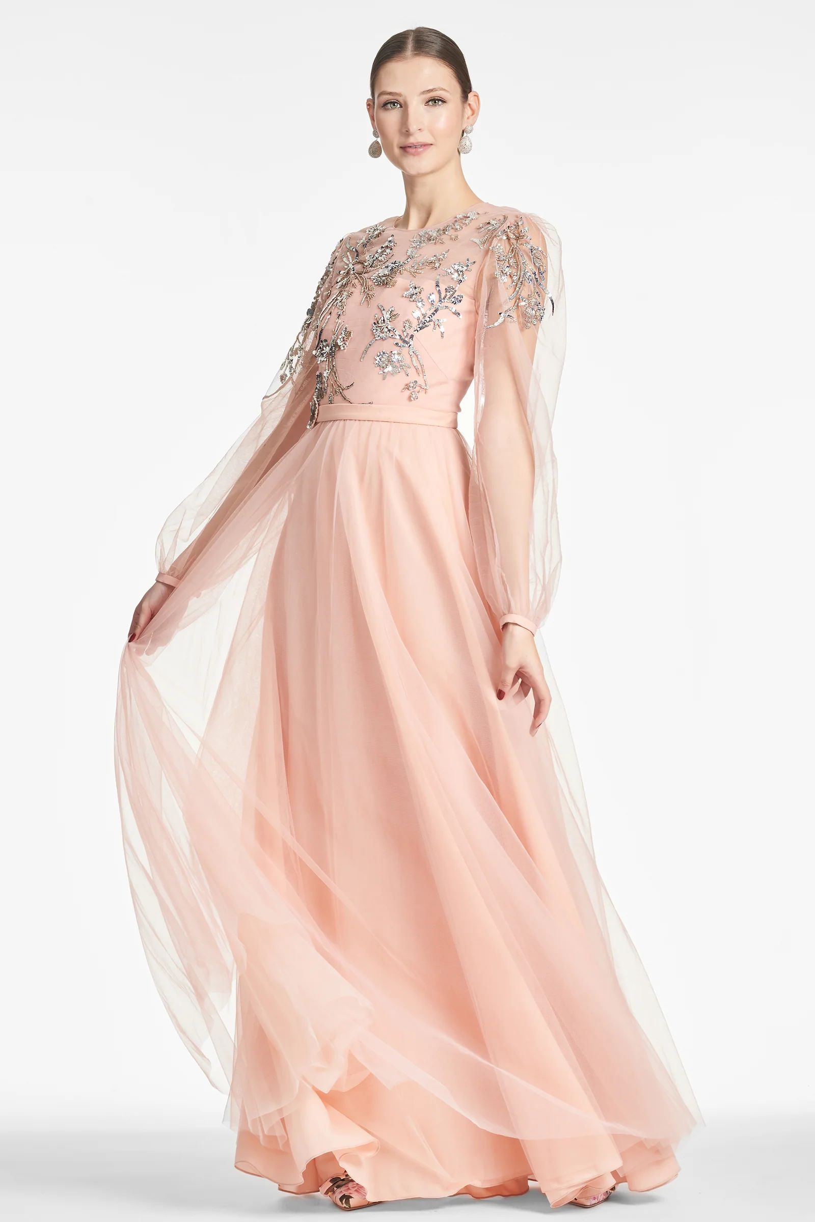 Freyja Gown - Morganite | Sachin and Babi