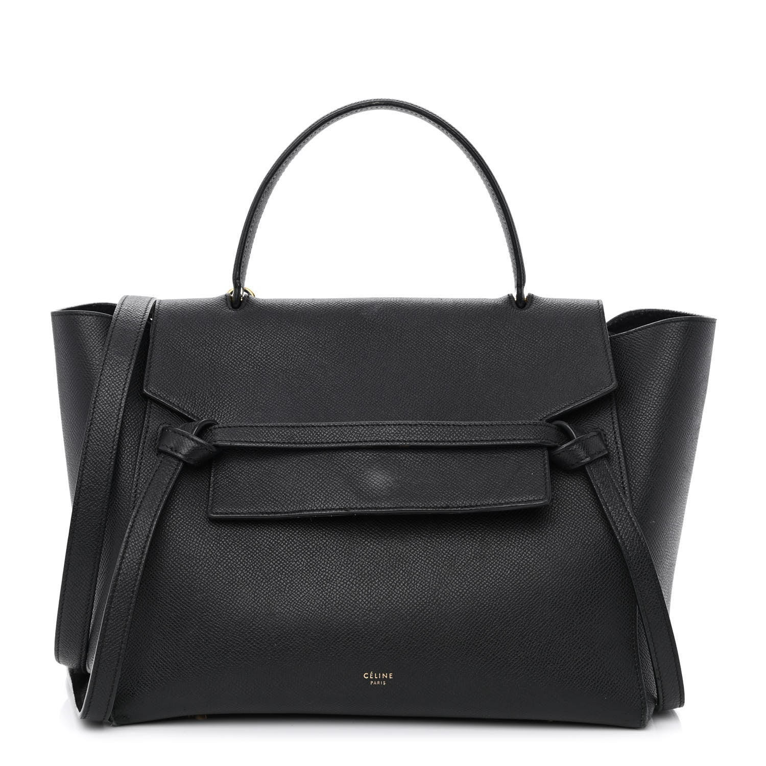 Grained Calfskin Mini Belt Bag Black | FASHIONPHILE (US)