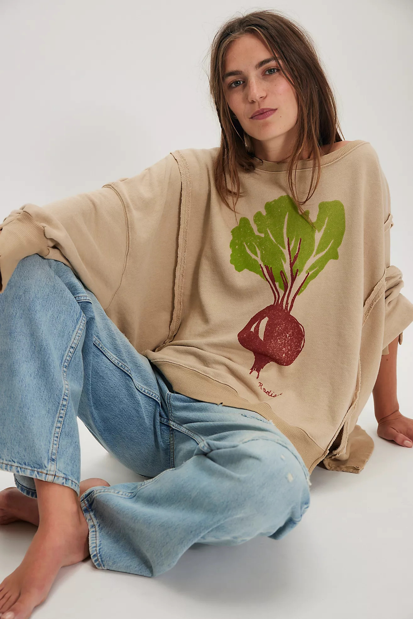We The Free Graphic Camden Pullover | Free People (Global - UK&FR Excluded)