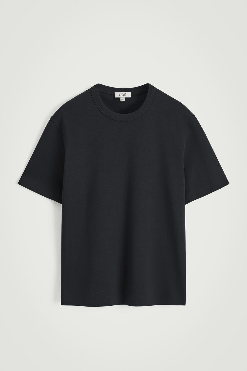 Interlock Cotton Crew-Neck T-Shirt | COS (US)
