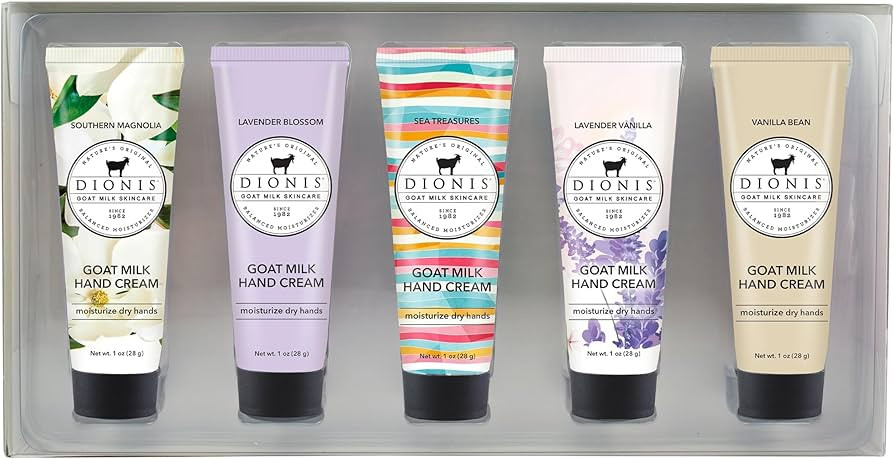 Dionis Goat Milk Skincare Hand Cream Gift Sets - Assorted Scented Travel Size Hand Creams In a Gi... | Amazon (US)