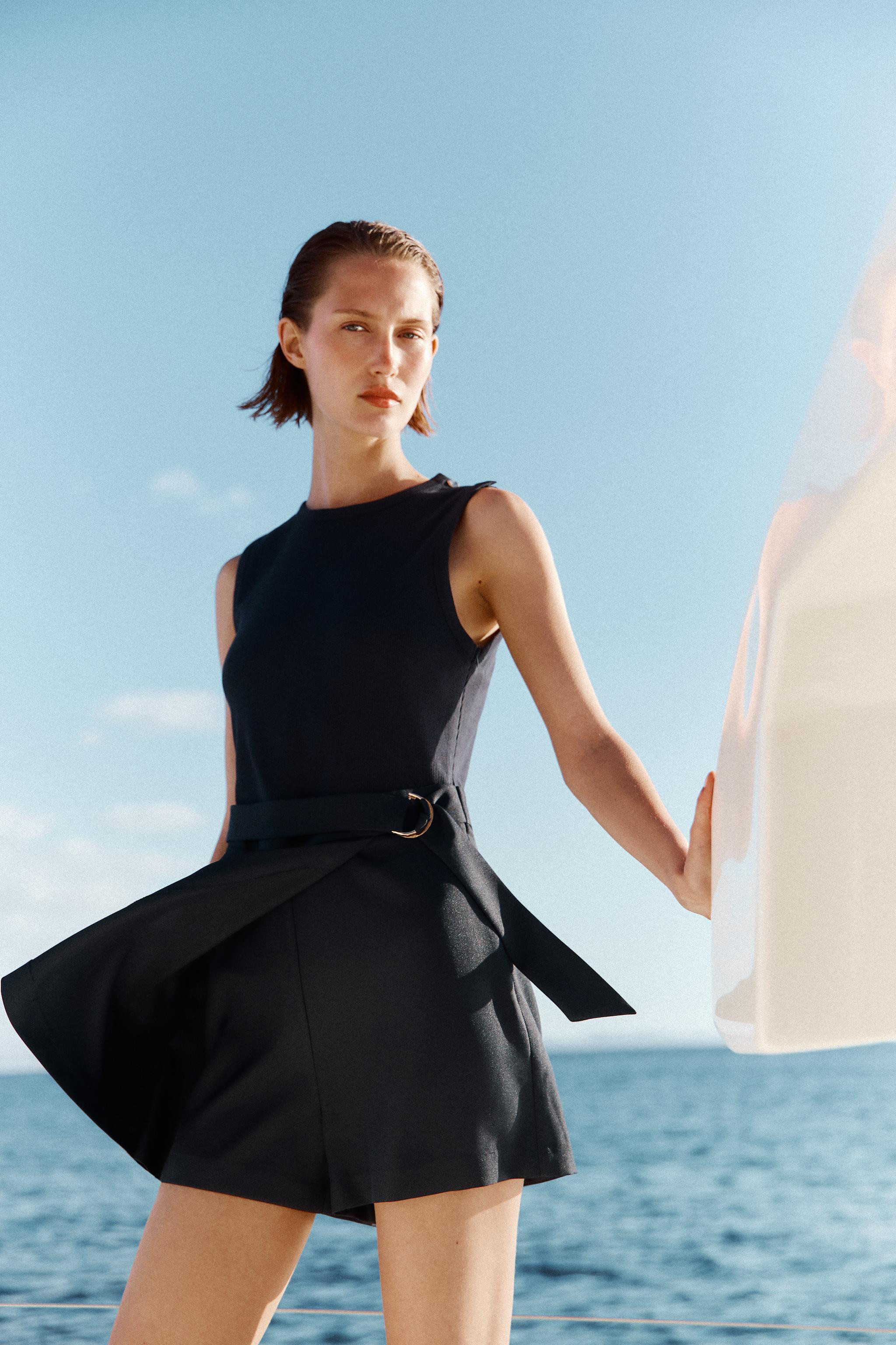 BELTED COMBINATION JUMPSUIT | Zara US