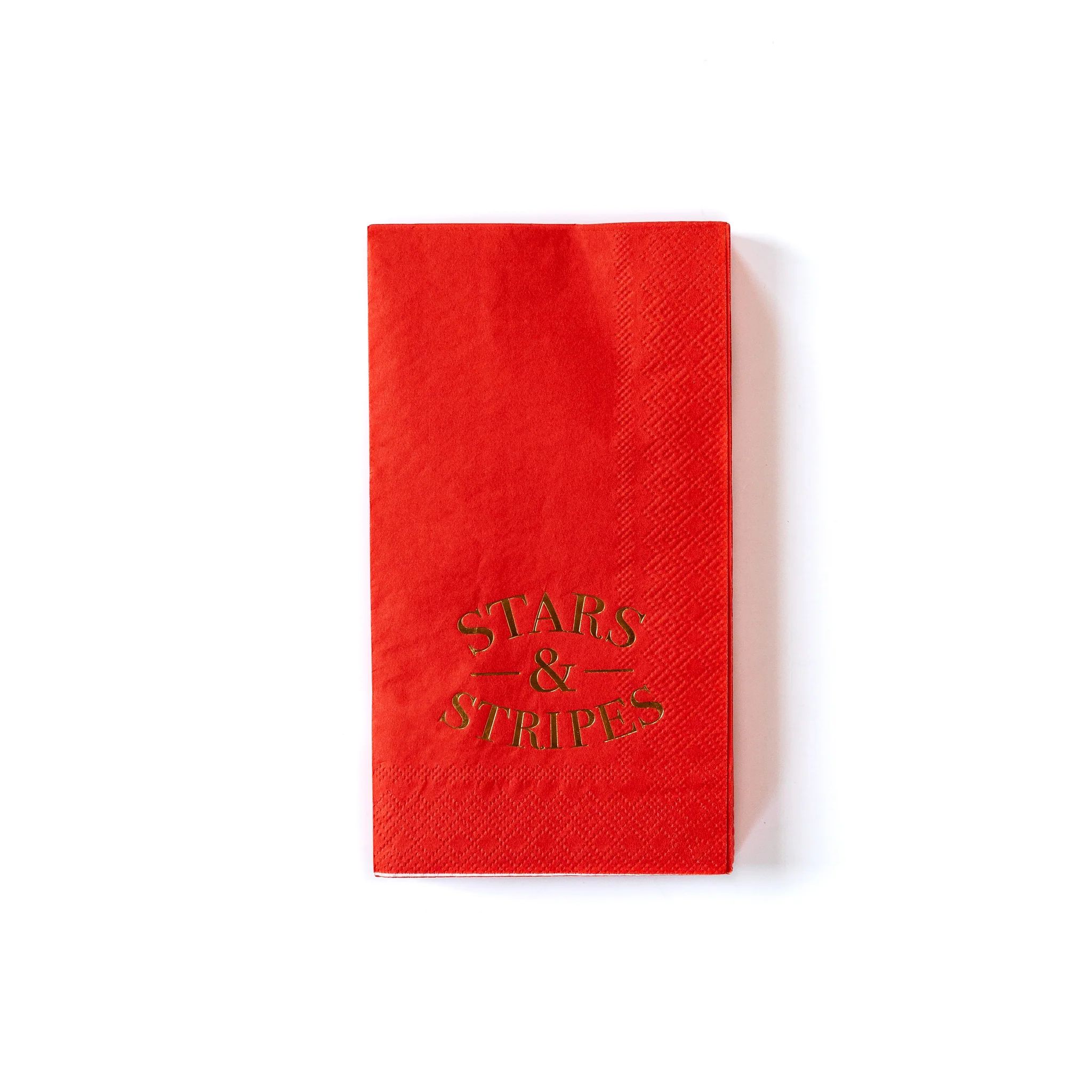 Stars and Stripes Guest Towel Napkins | My Mind's Eye