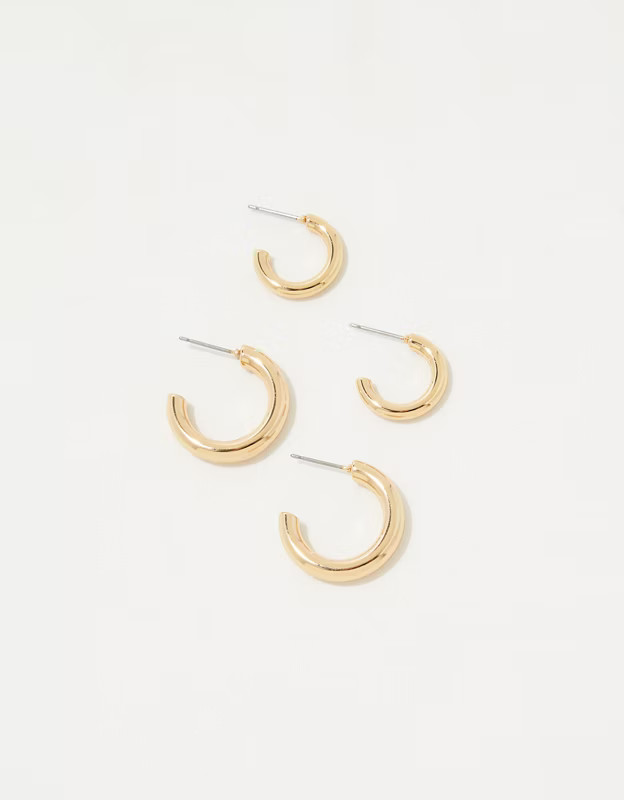 Aerie Hoop Earring 2-Pack | Aerie