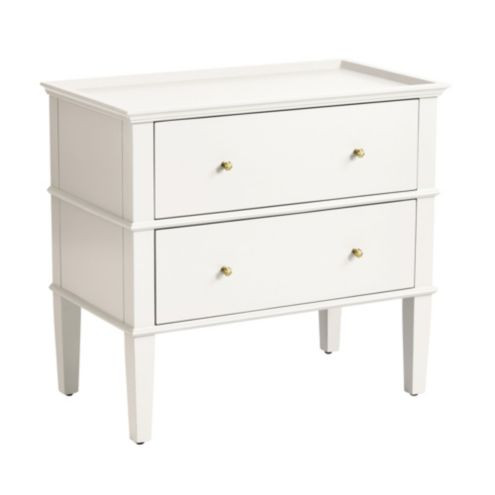 Grace Wood Side Table 2 Drawer | Ballard Designs, Inc.