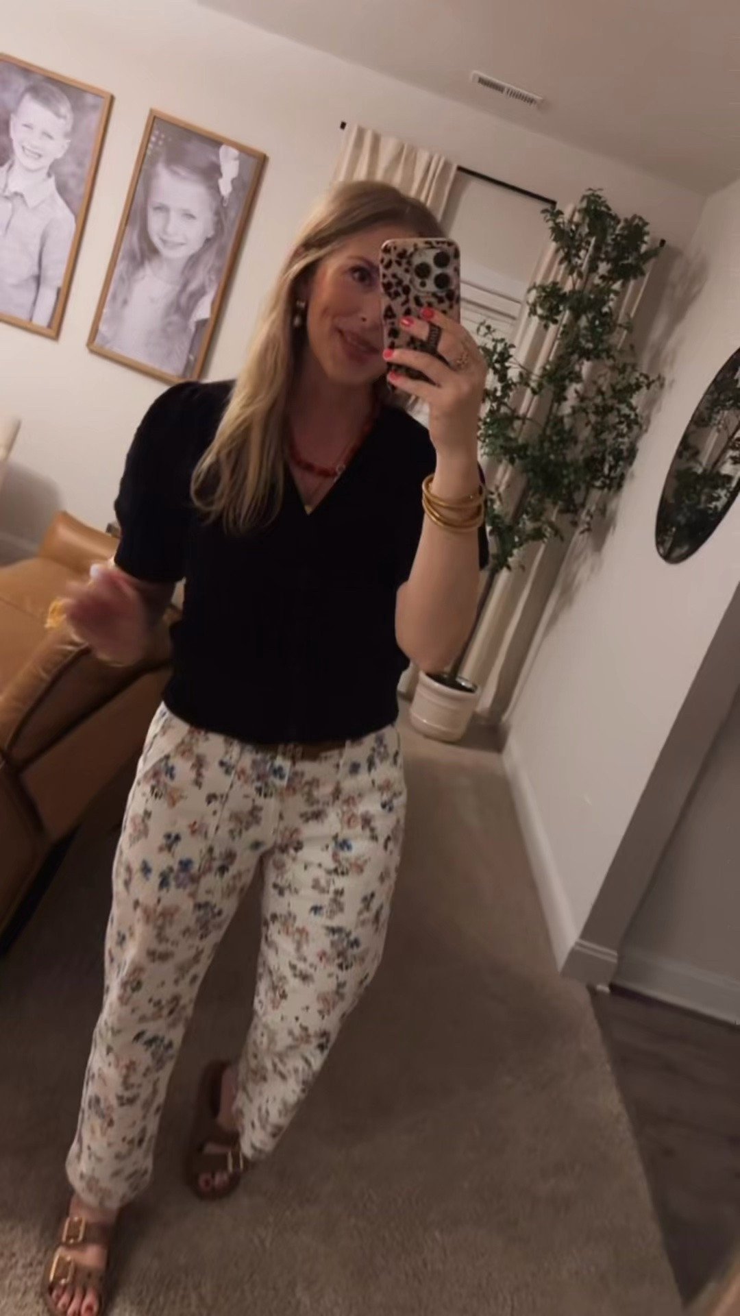 What I wore today! Walmart floral jeans- go with smaller size

#LTKootd #LTKmomlife #LTKgrwm