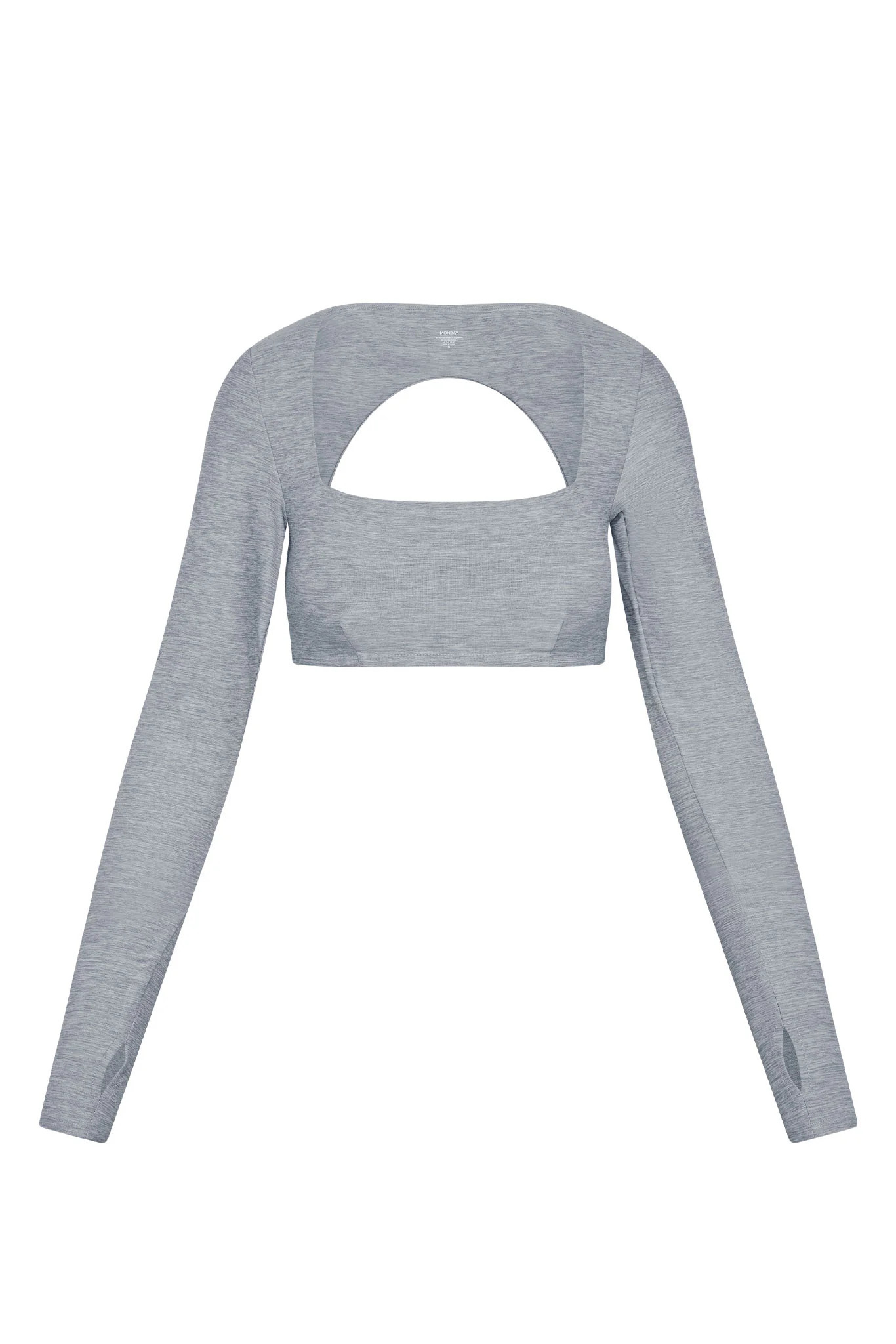 Bellevue Top - Heather Grey | Monday Swimwear
