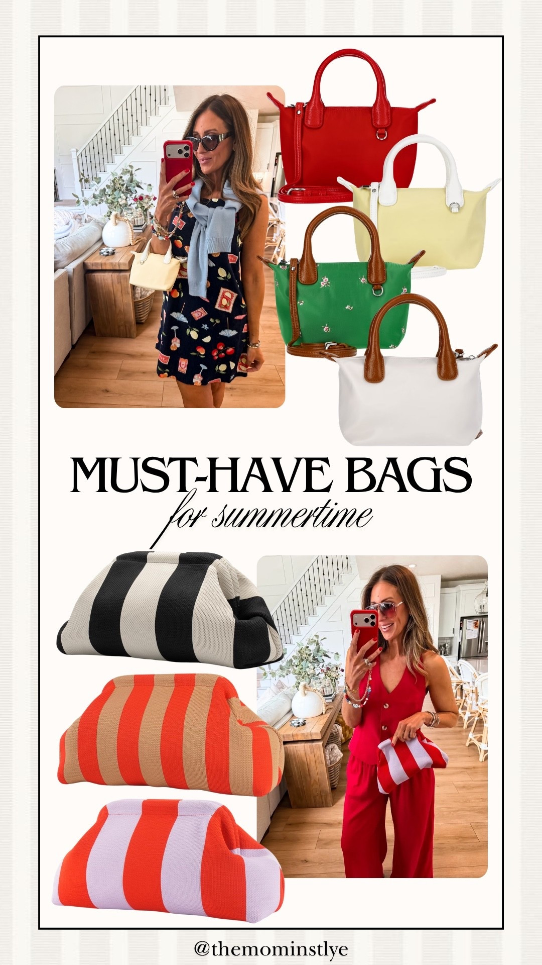 Some of my favorite bags for summertime!

#LTKdayinmylife #LTKgrwm #LTKSeasonal