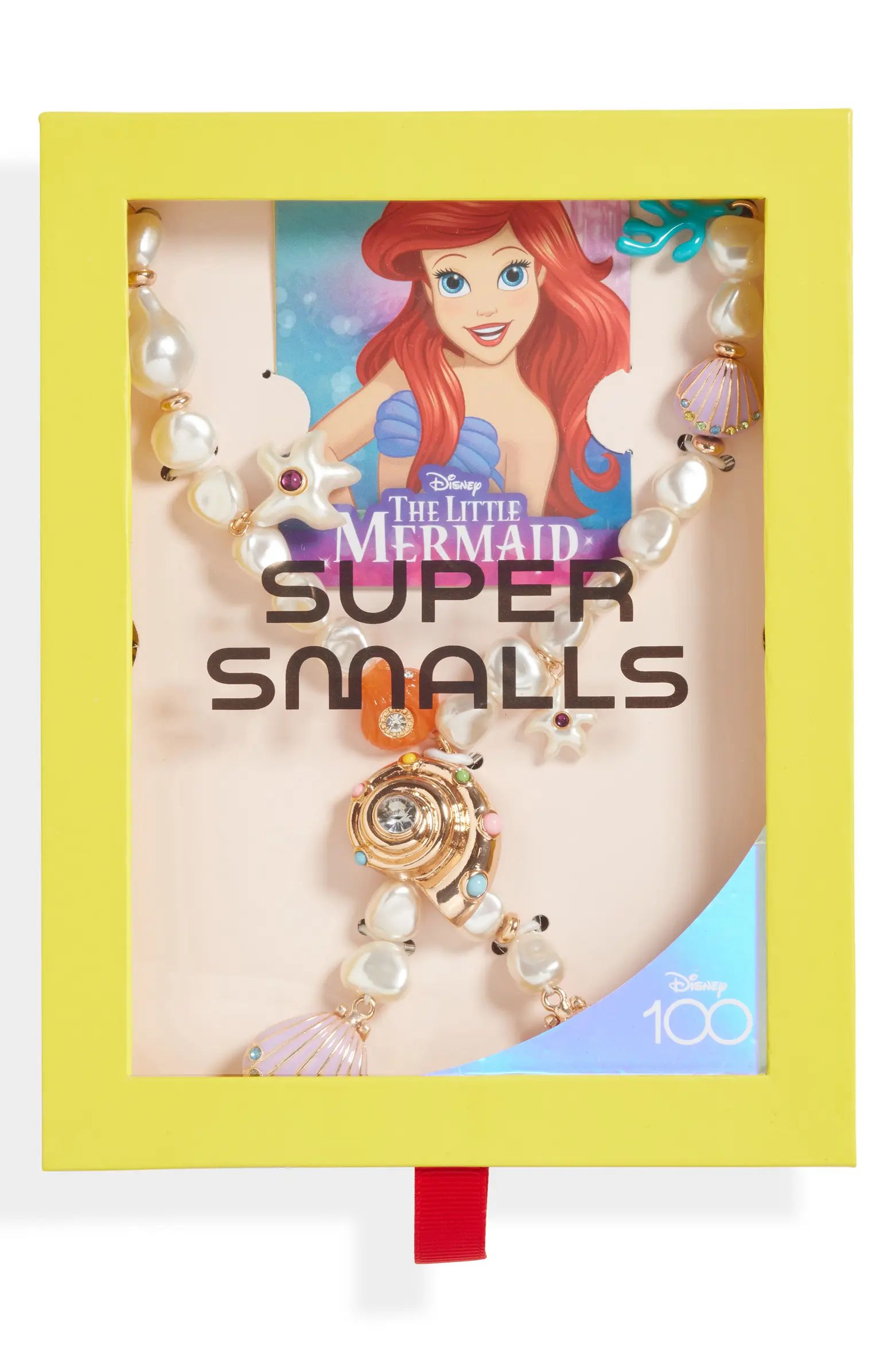 Super Smalls x Disney Kids' 'The Little Mermaid' Ariel Imitation Pearl Locket Necklace | Nordstro... | Nordstrom