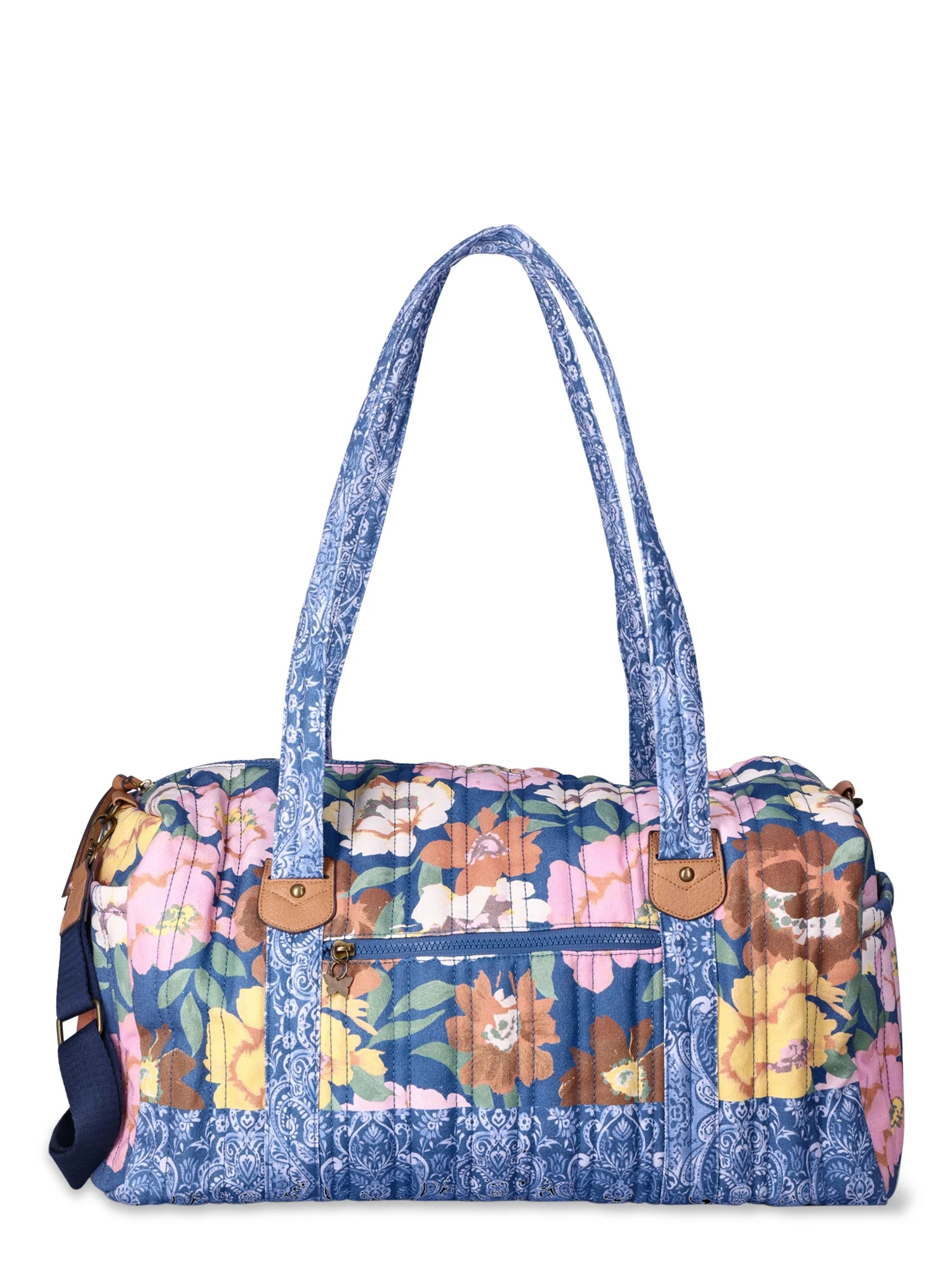 The Pioneer Woman Aubrey Weekender Duffle Bag, Dark Denim, Women’s | Walmart (US)