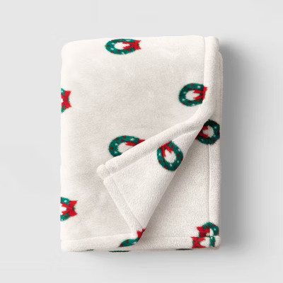 Christmas Plush Throw Blanket - Wondershop™ | Target
