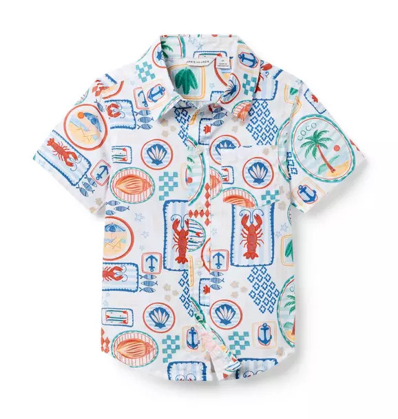 The Nantucket Coast Poplin Shirt | Janie and Jack