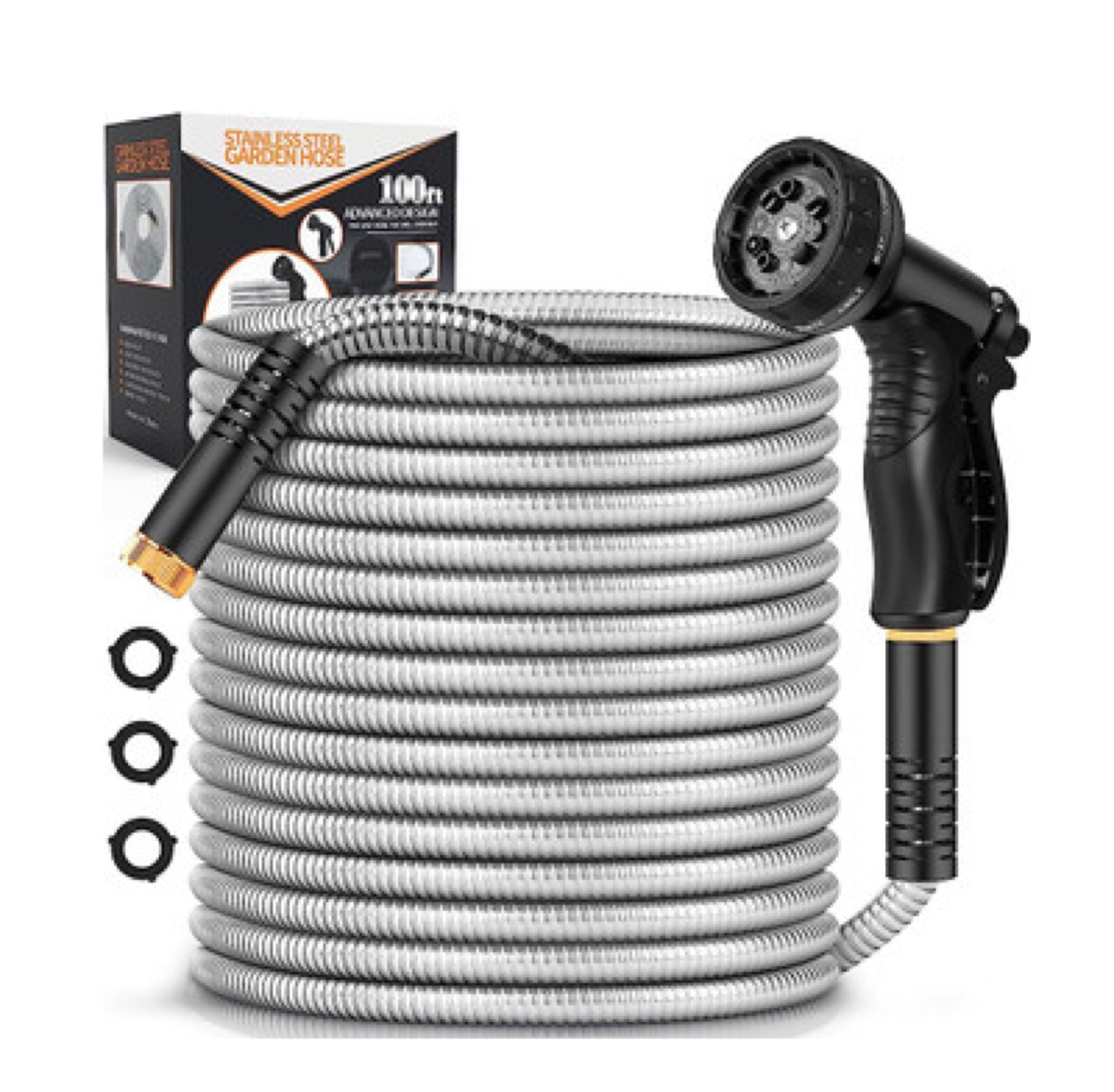 Never buy another hose!!
Stainless steel garden hose 

#LTKunder100 #LTKhome #LTKFind