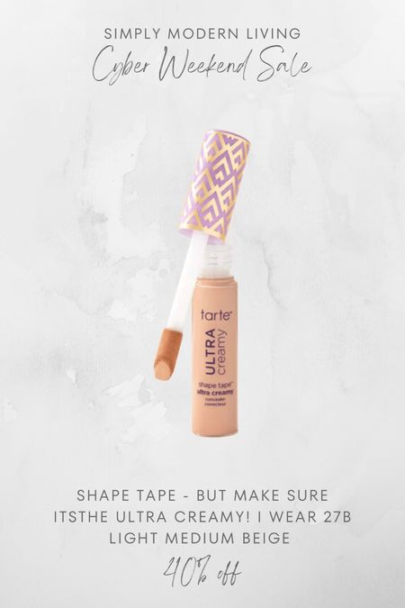 Shape tape - 40% off! Tarte cosmetics 50% off SITEWIDE 