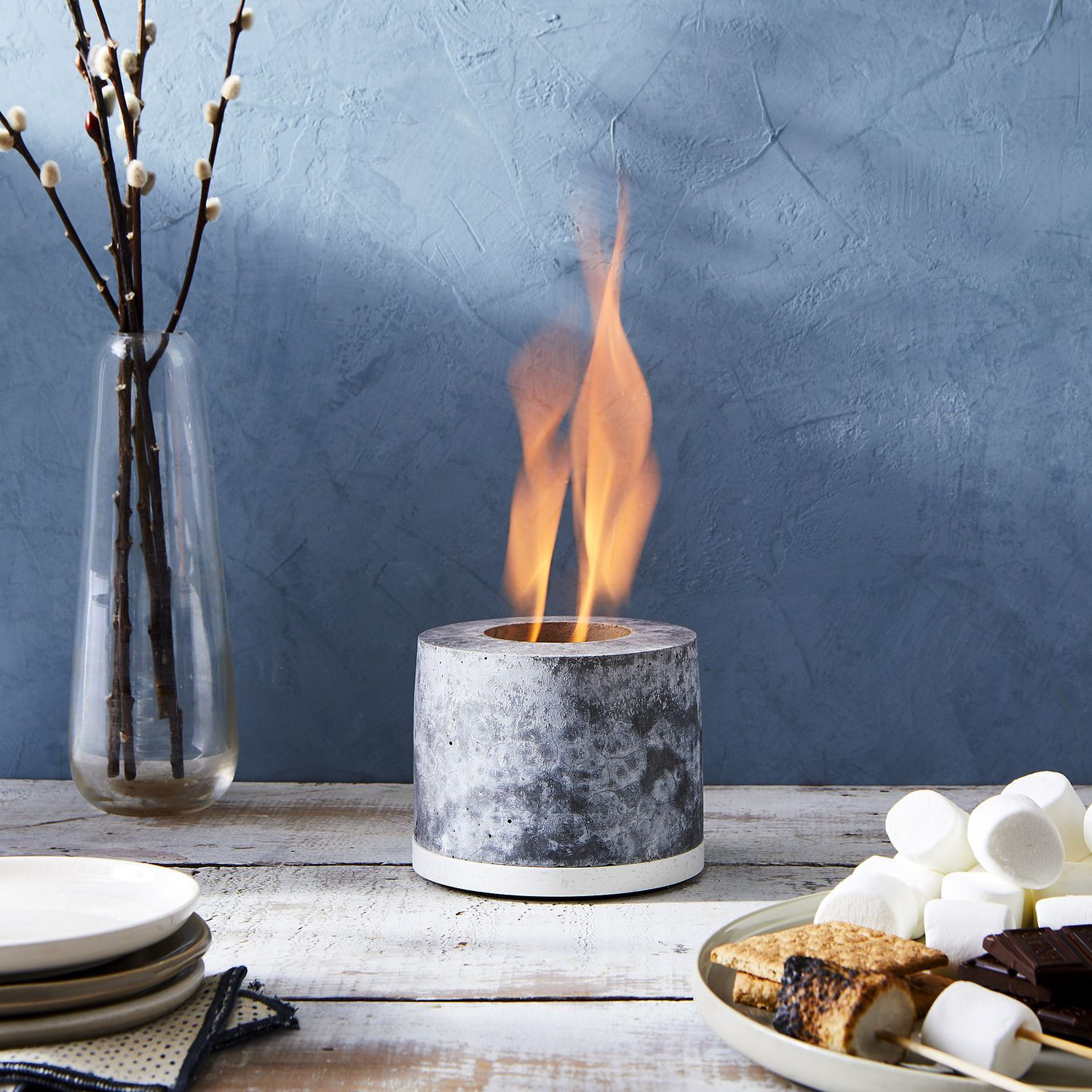 FLÎKR Fire Personal Concrete Fireplace, Portable, Food Safe | Food52