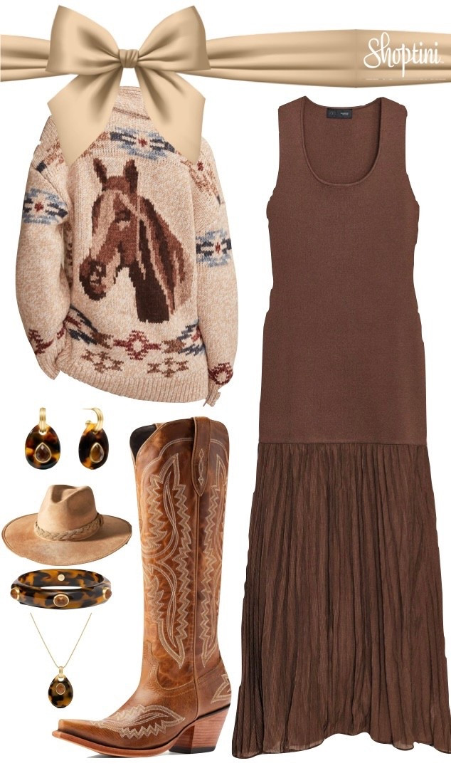 Country chic / fall outfit / horse cardigan / equestrian style / western outfit 

#LTKStyleTip #LTKFindsUnder100 #LTKSeasonal