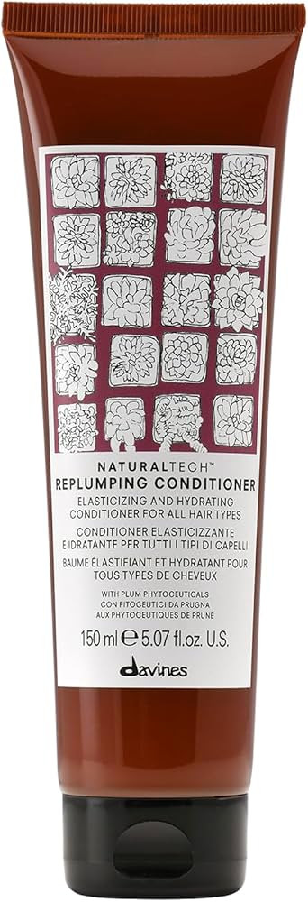 Davines Naturaltech REPLUMPING Conditioner, Renew Elasticity While Replenishing, Moisturizing And... | Amazon (US)