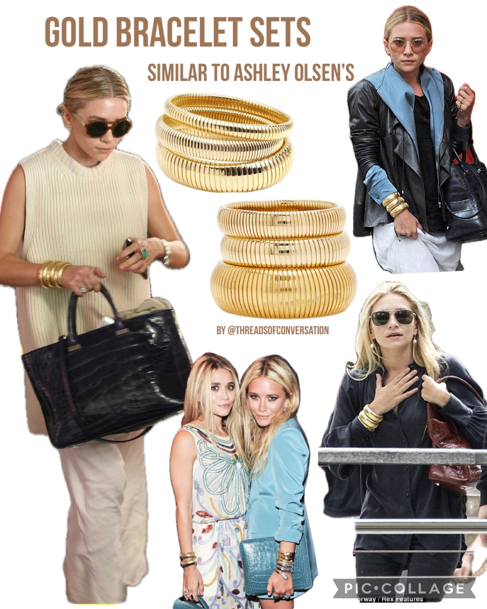 Ashley & Mary-Kate have always been loyal supporters of Sidney Garber jewelry and for good reason. Garber gives all profits to not-for-profit organizations dedicated to children's mental health, the arts, racial justice, and ending gun violence. 

The most loved item by SG are these gold bracelets you’ve seen over the years (especially on Ash). If you are looking for a similar (more affordable) option, I’ve linked a few different bracelets in my bio. ‘tis the season for shopping for others as well if you’re looking for a gift idea. 😉💛 

#LTKsalealert #LTKGiftGuide #LTKHoliday