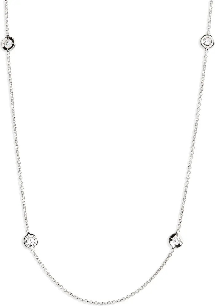Diamond Seven Station Necklace | Nordstrom