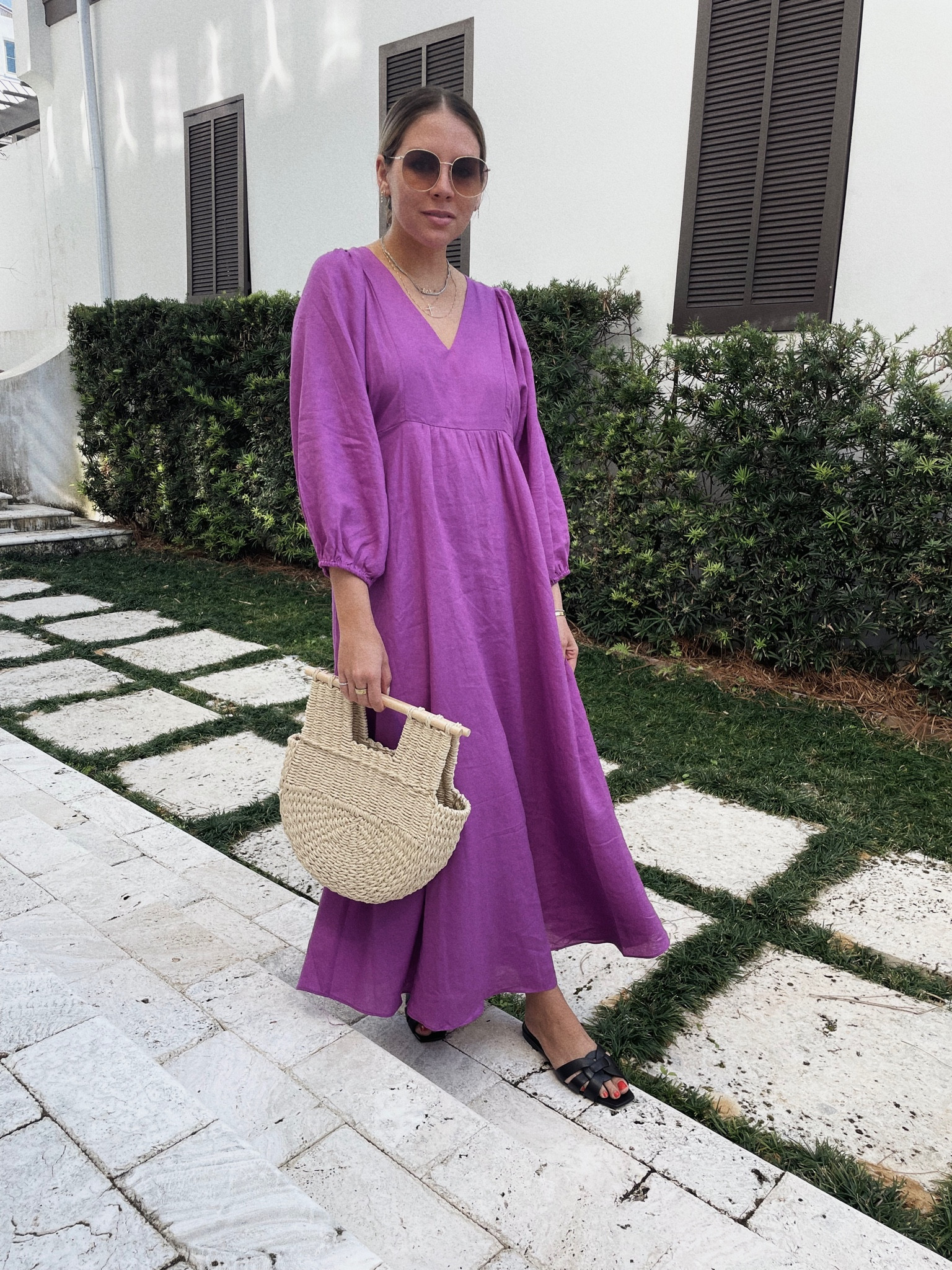 Purple dress 