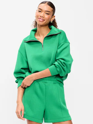 Bounce Fleece Half-Zip Pullover Sweatshirt | Old Navy (US)